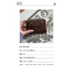2026新款韩版纯色复古软包钱包短款拉链暗袋零钱包多功能钱夹女